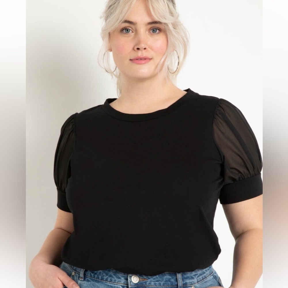 Combo sleeve tee